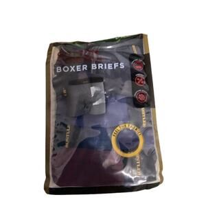 Rustler Cotton Stretch Boxer Briefs 5-Pack, Soft & Comfortable